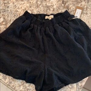 black dressy shorts